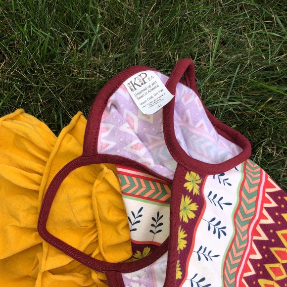 Adorable Fall Color Kpea Ruffle Back,  Size 4T - Picture 6 of 8